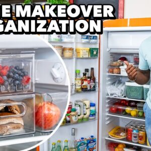 Fridge Makeover & Organization - Refrigerator Tour