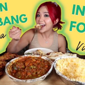 INDIAN FOOD MUKBANG (vegan) / Munching Mondays Ep.107