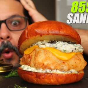 I made the 85$ viral fish sandwich