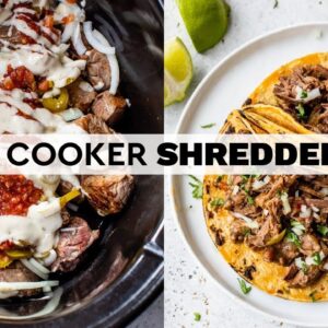 SLOW COOKER BEEF TIPS | Perfect for tacos, burrito bowls, etc!